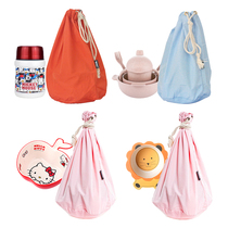 British brand Berz Childrens tableware storage bag Out of the baby bowl Baby bowl tote bag portable waterproof bag