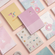 Thickened rubber sleeve notebook 36K A6 notepad diary simple student notebook cartoon diary large postgraduate entrance examination book Class Notes soft face copy