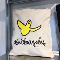 somi Home Korea Tide Brand markgonzales Little Flying Man Canvas Bag ins with live purchase