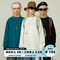  UNVESNO original retro solid color streamers fake two-piece bottoming autumn couple long-sleeved sweater Yang Chao the same paragraph