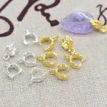 diy ancient style Hanfu step hair hairpin hair accessories material alloy leaves melon buckle buckle