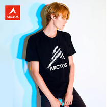 Polar star ARCTOS summer crew neck cotton T-shirt men and women short-sleeved lovers AGTE11205