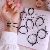 Hyuna with Joker hollow metal Hairband head jewelry small rubber band head rope Korean version of simple students cute (