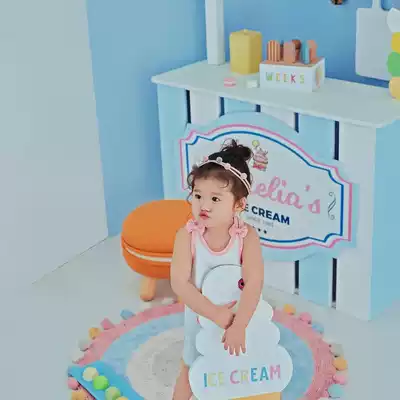 Exhibition new children's real scene production 2020 studio photo props real decoration photo studio photography real scene