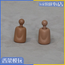 Two colors optional 1 6 soldiers long neck connector head carving connector plain body accessories spot