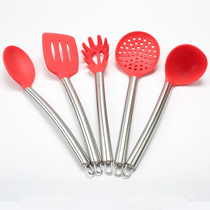 Home Silicone Pan Shovels Soup Spoon Pan Shovel Face Grip Non-stick Pan Special High Temperature Resistant Kitchenware Suit All Baking Supplies
