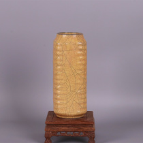 Song Gokao gold wire wire porcelain crafts Jingdezhen ornaments antique vase official kiln antique living room decorations