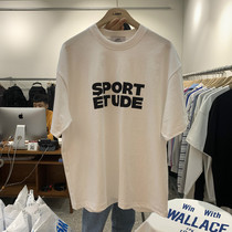 Dongdaemun Korea mens 2020 summer short-sleeved t-shirt mens fashion personality fashion letter printing small shirt