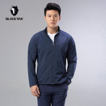 BLACKYAK cloth for yaak mens business casual anti-splash water light shuttle Veloo collar jacket jacket MEM217