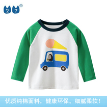 Tailstock Special Price Clear Cabin 2022 Spring Autumn Season Boy Pure Cotton Beat Undershirt Child Han Version Long Sleeve T-shirt Baby Clothes