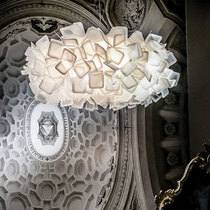 Italy Danish simple style living room lights Nordic modern study dining room lights LED infinitesimion bedroom chandelier