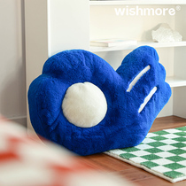 wishmore original design OK pillow creative birthday gift for female girlfriends couple Practical Klein blue