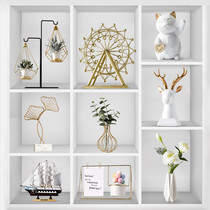 Net red Nordic light luxury small ornaments Room Living room entrance Home TV Wine cabinet decorations Healing small objects