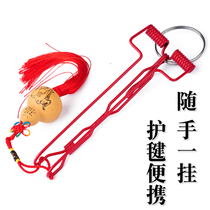 Shuttlecock guard key hanging shuttlecock towing carrying shuttlecock hanging manual adhesive hook iron wire buckle frame