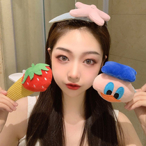 Net red oversized hairclip cute edge clip girl Large Wash face bbclip top clip bangs hair hairpin clip headdress