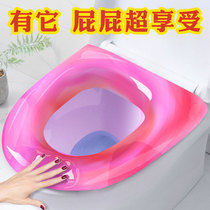 Super thick self-adhesive printed electrostatic toilet pad Household toilet sticker Autumn and winter washable toilet pad toilet seat cushion