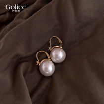 Lazy French pearl ear is suitable for winter earrings feminine ear nails 2022 new tide ear crashes