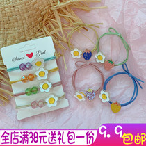 Cute poached egg hair rope Korean version of versatile headrope hair accessories ins girl simple rubber band creative headdress Hairband