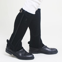 Professional equestrian leg guards cowhide horse riding leg guards equestrian equipment supplies with childrens adult number