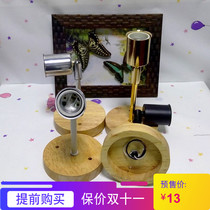 E27 solid wood lamp holder ceramic lamp head wall lamp chandelier lighting accessories universal folding lighting decorative lamps