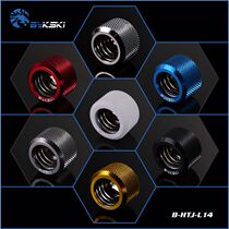 By14mm boutique hard pipe quick screwing joint G1 4 computer water cooling radiator accessories 4 layers of sealing ring spot