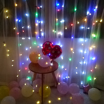 LED small colored lights flashing lights string lights star birthday bedroom layout romantic wedding room decoration ins girl heart