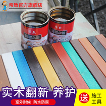 Corrosion Resistant Wood Oil Outdoor Waterproof Sunscreen Gloss Oil Wood Lacquered Varnish Transparent Self-Spray Floor Bright Light Tung Oil Paint