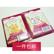 American original imported sculpey soft pottery face mold flower mold alphanumeric mold