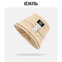 ICNMB double brim fishermans hat female Spring and Autumn Tide brand pin basin hat male sun hat children Winter small along bucket hat