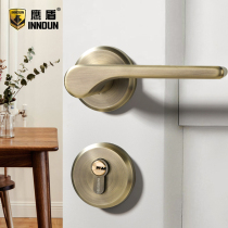 Eagle Shield American door lock European style bronze indoor door lock split lock bedroom solid wood door lock