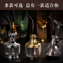 Handmade brass water filter hookah hookah hookah hookah cigarette cigarette small cigarette pot dual-purpose