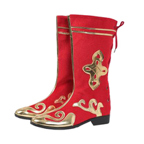 Drum boots Drama national face change dance performance Monkey King boots Sun Wukong boots God of Wealth boots Long boots