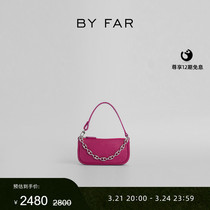 BY FAR Mini Rachael grain wool leather chain bag armband bag French stick bag retro small crowdpack woman