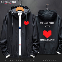 undertale legend sans and papyrus autumn winter cardigan sweatshirt baseball uniform mens and womens coat