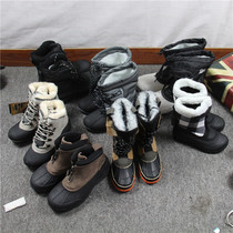 Foreign trade original list a variety of men's and women's outdoor non-slip snow boots winter plus velvet warm winter boots for men's and women's boots