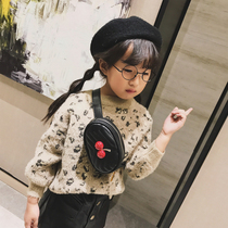 Childrens bag crossbody bag Fanny pack Princess fashion wild beauty burst little girl cute small satchel chest bag baby bag