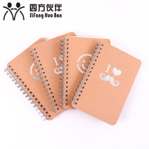 Sifang partner 72K left flip card surface coil book Carry wire ring book Hand account note diary book