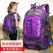 Travel backpack womens large capacity backpack light travel backpack men and women leisure sports waterproof outdoor mountaineering bag