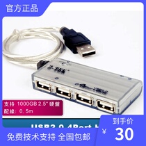 Special Z-TEK Lite ZK032A 4-port USB2 0 splitter one point four HUB multi-port hub