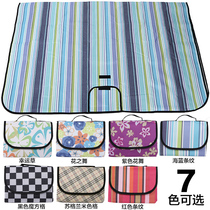 2 m x2 m picnic mat moisture-proof mat outdoor waterproof thick oversized 200 grass mat spring outing camping mat