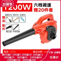 Portable blower High-power industrial powerful computer cleaning hair dryer Dust collector Soot blowing machine wind gourd