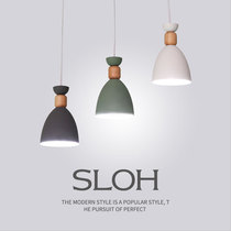 Nordic restaurant chandelier Three Macarons personality simple modern bar lighting Household creative dining room table lamp