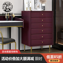 American chest chest light luxury INS bedroom storage cabinet Nordic modern drawer cabinet locker all solid wood bucket cabinet