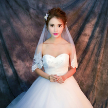 New bridal head yarn Han style sweetness head yarn for a short time with a short version of the brief version of wedding dresses