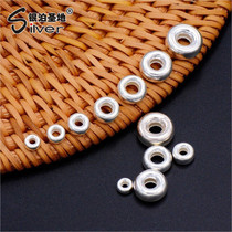 925 silver beads Beads Pure Silver Water Bubble Abacus Beads Red Rope Bracelet String Beads Septualary Beads Ornament Accessories Material