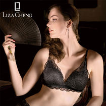 Liza Cheng non-steel ring bra thick underwear lace sexy comfortable gathering rhinestone shape LB0928