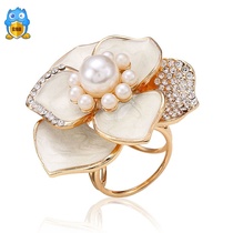 Scarf clip buckle silk scarf button fixed three-ring winter upscale professional dual-use brooch silk scarf ring 100 lap ornament clip