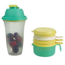 Tupperware Huancai multi-skillful meal combination shaking cup shaved silk grinding box Manual Juicer egg separator New