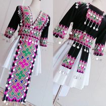 Miao clothing temperament suit This years super popular ethnic minority Miao clothing Wenshan Yunnan Honghe Mengzi