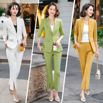 Professional suit suit suit womens new group president dress Enterprise white-collar workplace work clothes beauty salon uniform tide